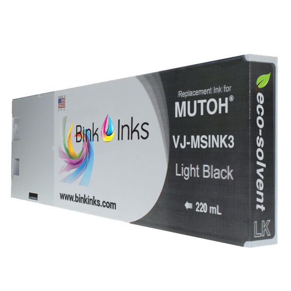 Bink Inks® Compatible Cartridge for Mutoh Eco-Solvent VJ-MSINK3 220 ml