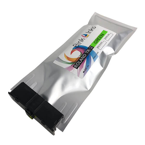 Eco-Solvent Ink Bag for Roland TrueVIS TR2 500mL - Green